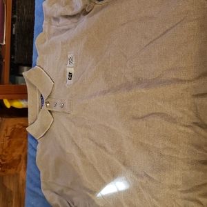 Mens polo with cat logo